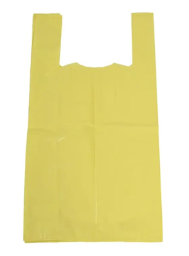 BOLSAS CAMISETA 28X35 Amarillo L