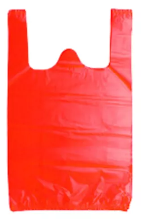 BOLSAS CAMISETA 28X35 Rojo G