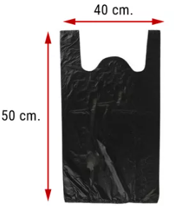BOLSAS Camiseta CARBON 40x50 (100u. x paq)