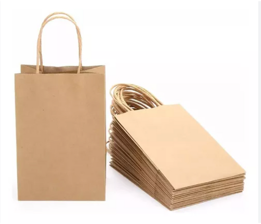 BOLSA KRAFT CON MANILLA (x Unidad) 30X17X39 (11) NATURAL