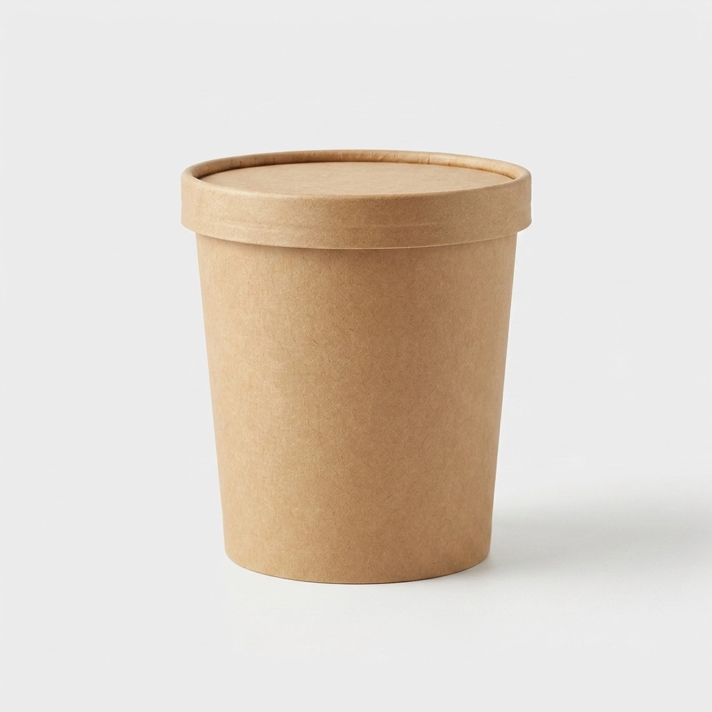 69903114549574 Pote Kraft 32oz (25 U. x Paq) Sin Tapa - Imagen 1