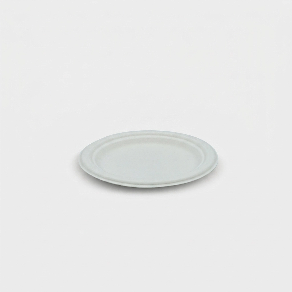 74317876875587 Plato Bagasse 18 Cm (20 U. x Paq) - Imagen 1